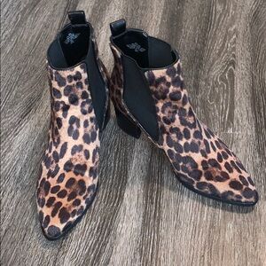 Cheetah Print Booties